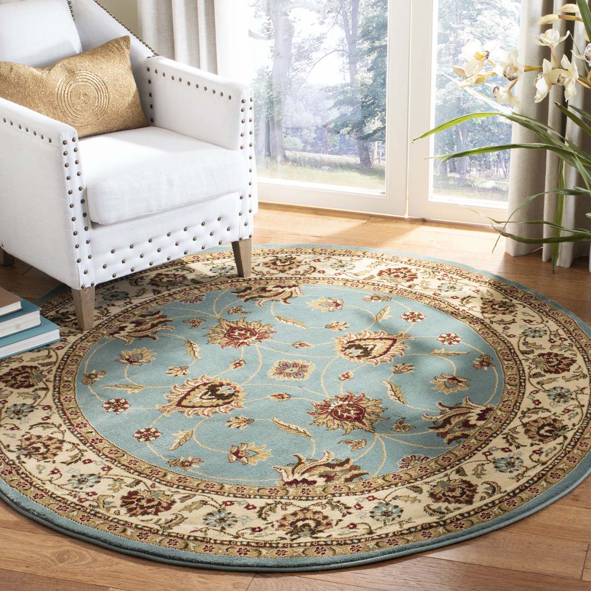 Safavieh Lyndhurst 553 Rug, LNH553 - Blue / Ivory