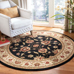 Safavieh Lyndhurst 553 Rug, LNH553 - Black / Ivory