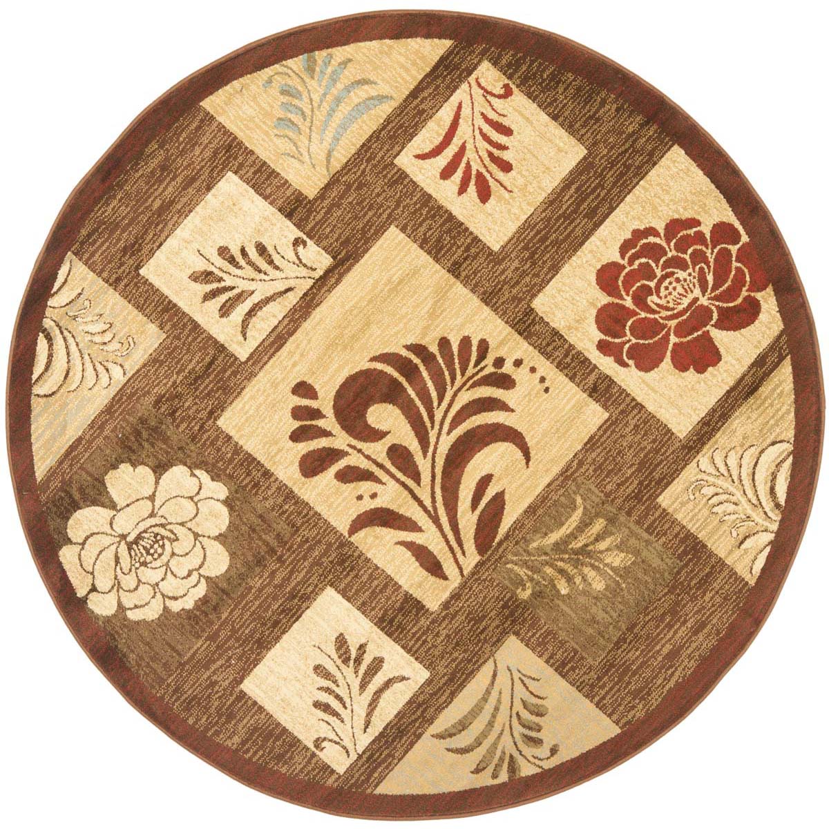 Safavieh Lyndhurst 554 Rug, LNH554 - Brown / Multi