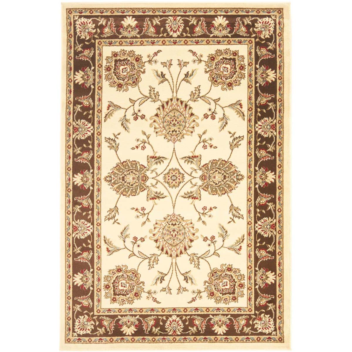 Safavieh Lyndhurst 555 Rug, LNH555 - Ivory / Brown