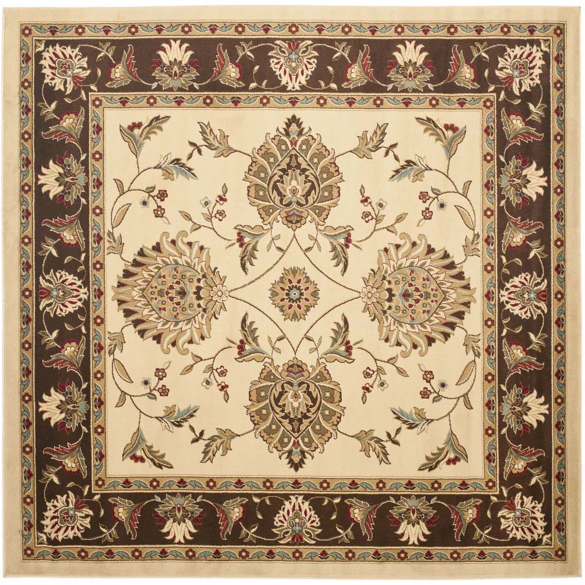 Safavieh Lyndhurst 555 Rug, LNH555 - Ivory / Brown