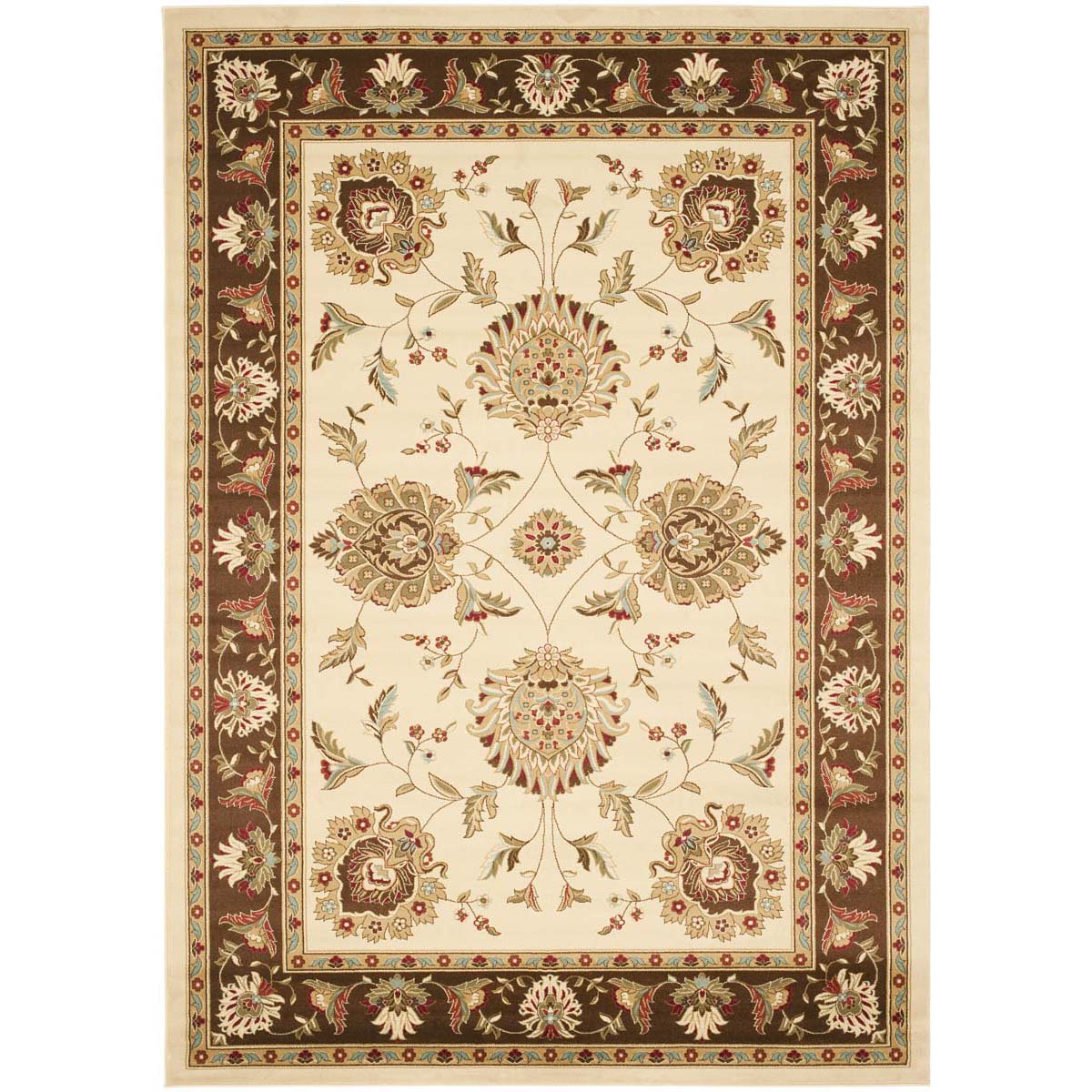 Safavieh Lyndhurst 555 Rug, LNH555 - Ivory / Brown