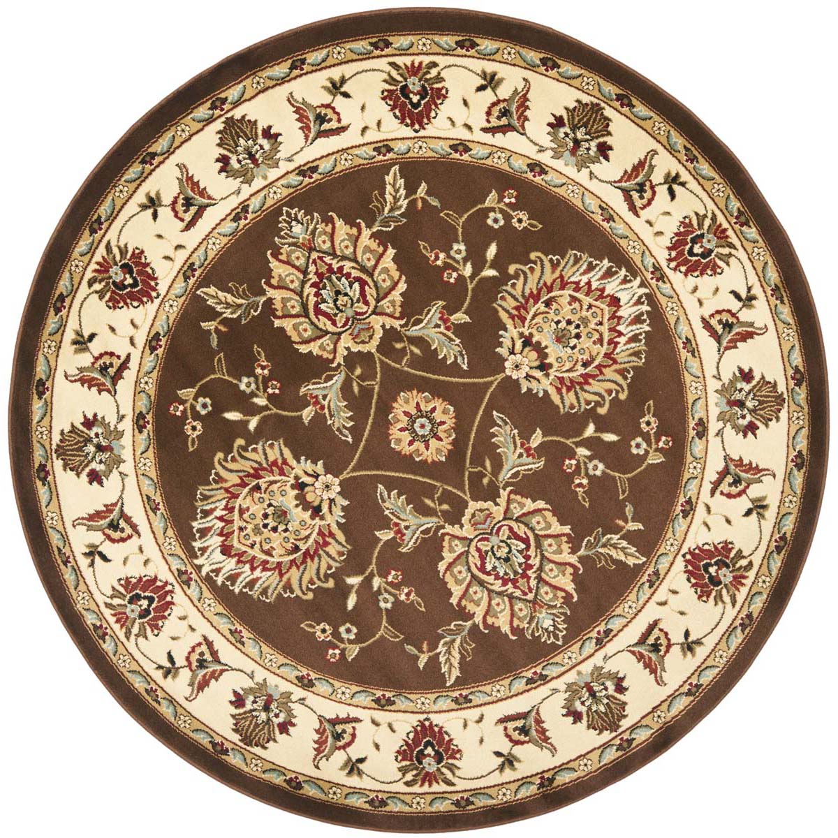 Safavieh Lyndhurst 555 Rug, LNH555 - Brown / Ivory