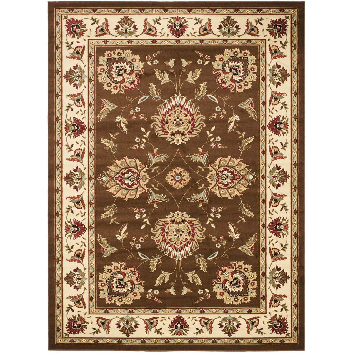 Safavieh Lyndhurst 555 Rug, LNH555 - Brown / Ivory