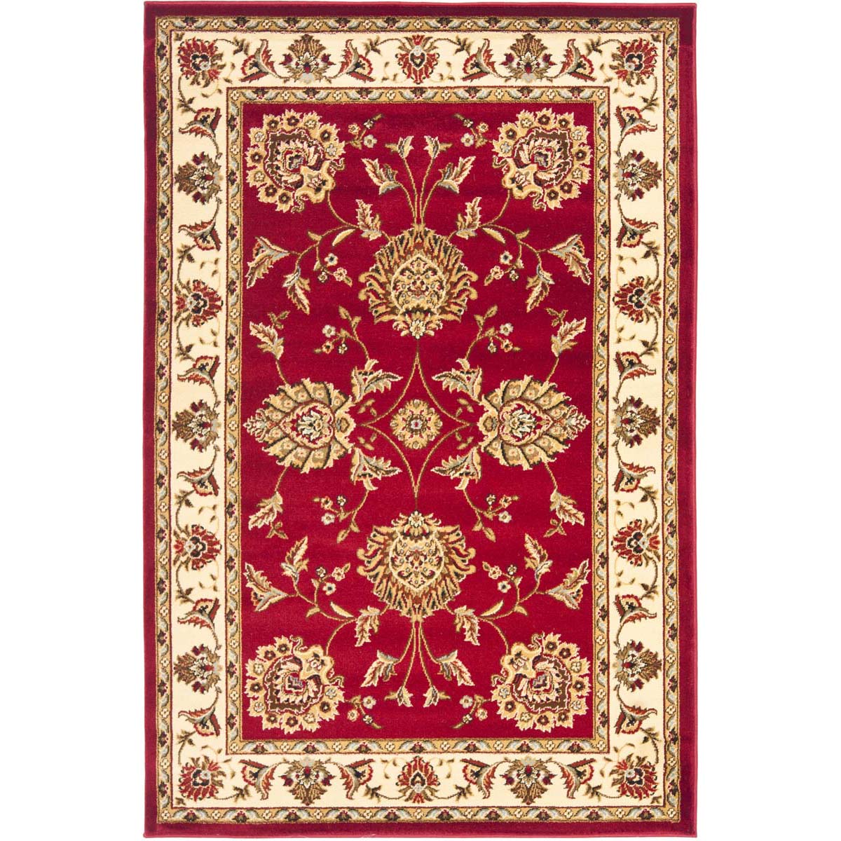 Safavieh Lyndhurst 555 Rug, LNH555 - Red / Ivory