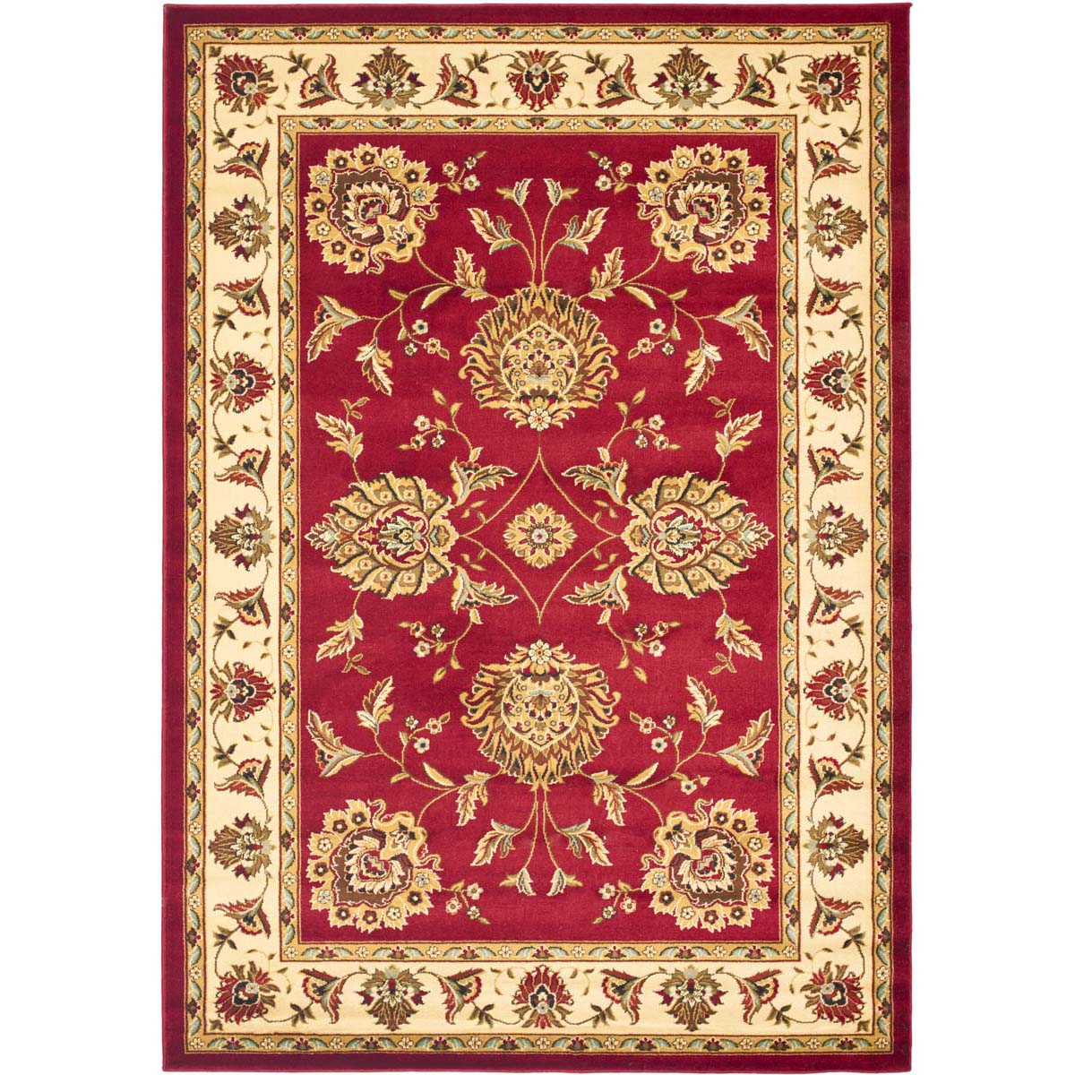 Safavieh Lyndhurst 555 Rug, LNH555 - Red / Ivory