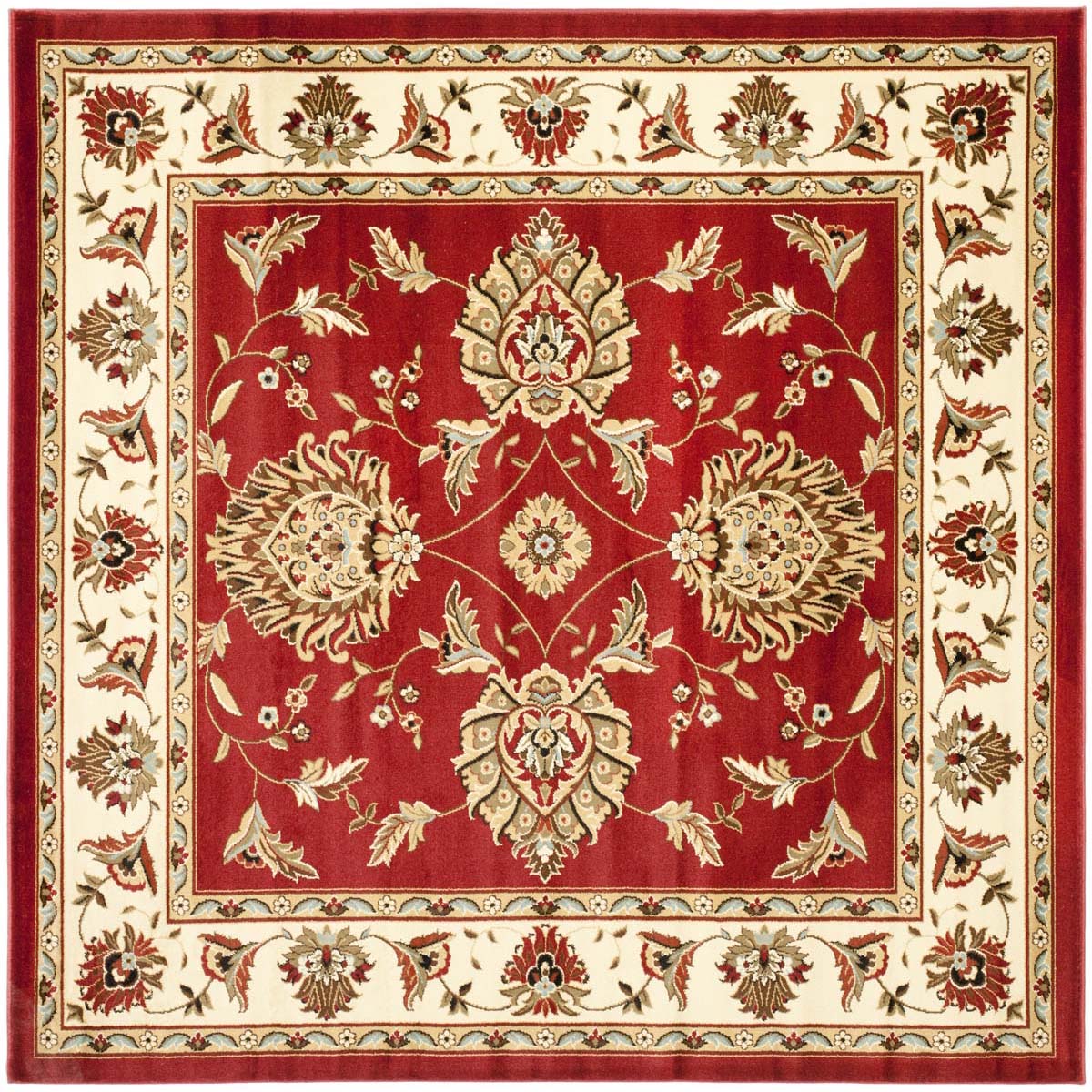 Safavieh Lyndhurst 555 Rug, LNH555 - Red / Ivory