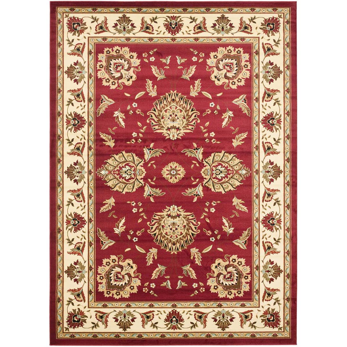 Safavieh Lyndhurst 555 Rug, LNH555 - Red / Ivory