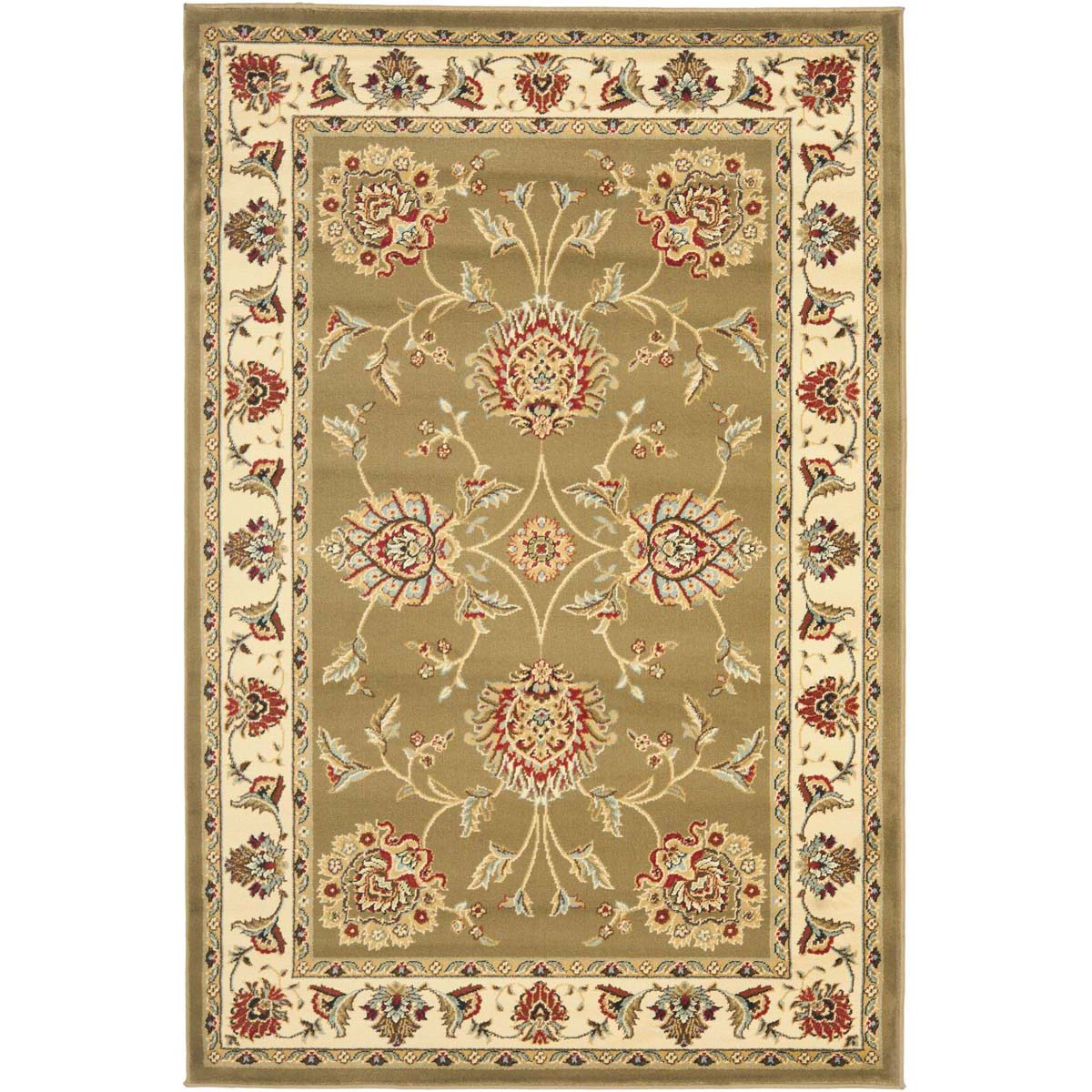 Safavieh Lyndhurst 555 Rug, LNH555 - Green / Ivory