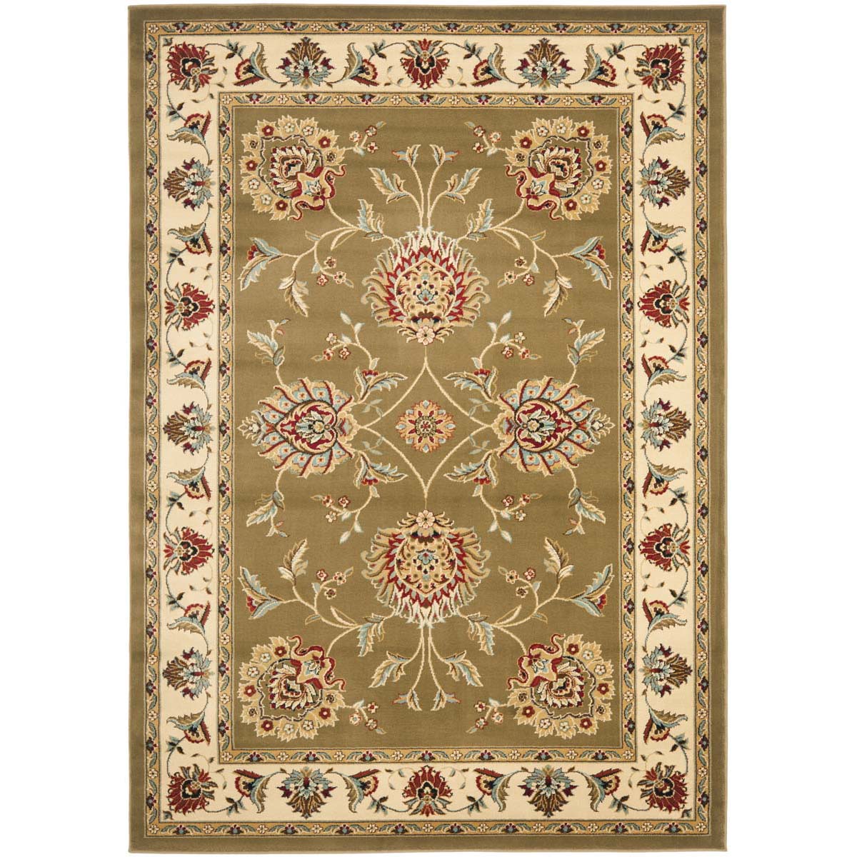 Safavieh Lyndhurst 555 Rug, LNH555 - Green / Ivory