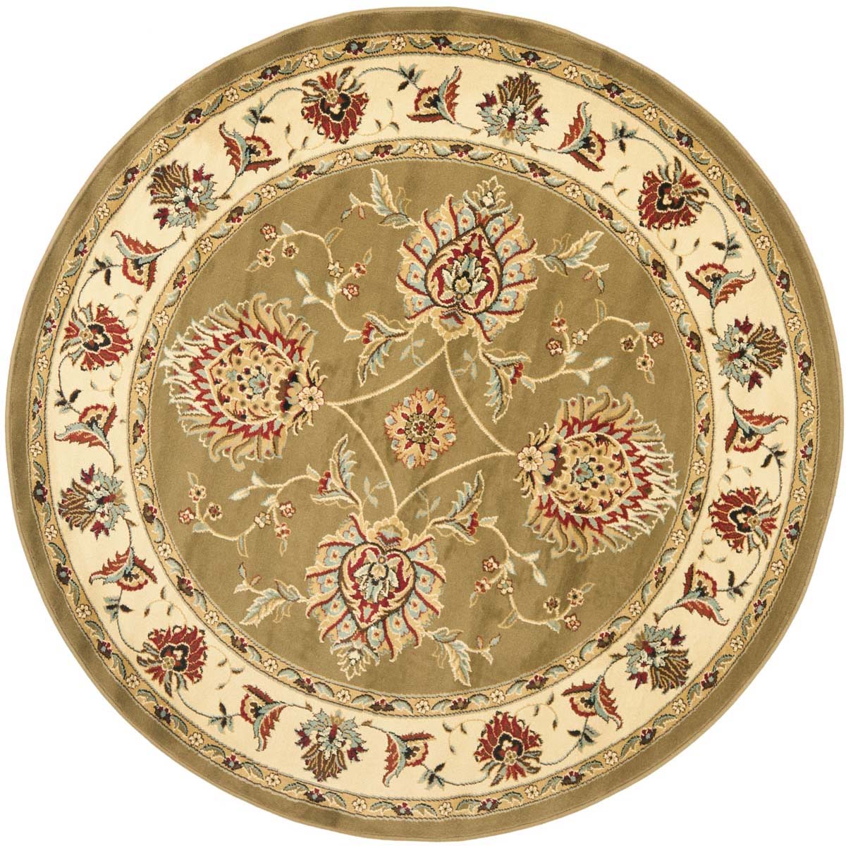 Safavieh Lyndhurst 555 Rug, LNH555 - Green / Ivory