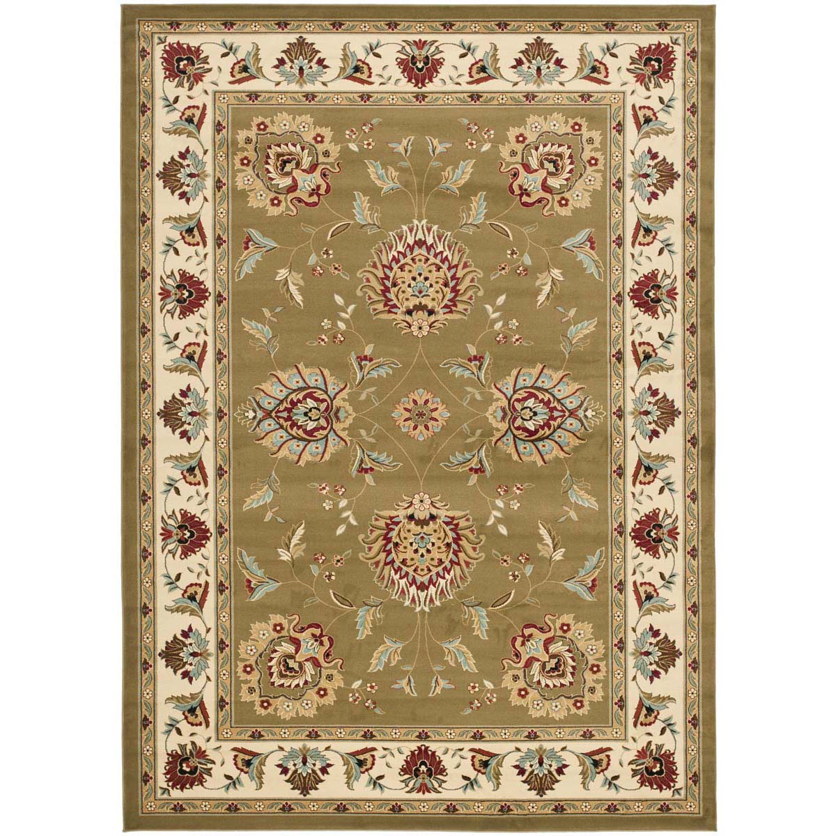 Safavieh Lyndhurst 555 Rug, LNH555 - Green / Ivory