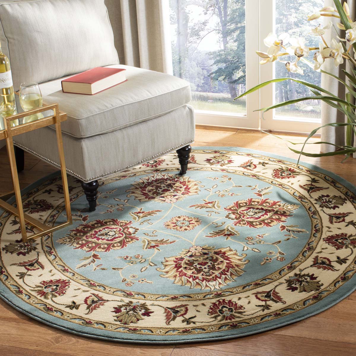 Safavieh Lyndhurst 555 Rug, LNH555 - Blue / Ivory