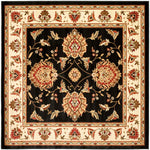 Safavieh Lyndhurst 555 Rug, LNH555 - Black / Ivory