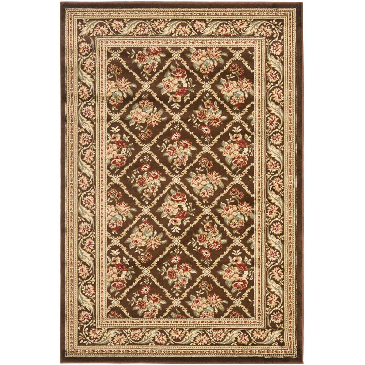 Safavieh Lyndhurst 556 Rug, LNH556 - Brown / Brown