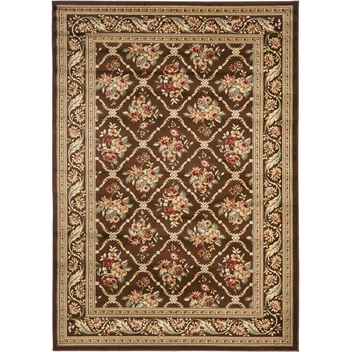 Safavieh Lyndhurst 556 Rug, LNH556 - Brown / Brown