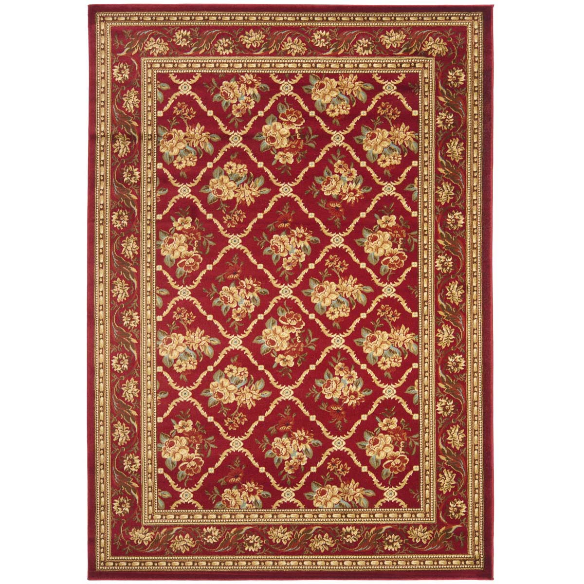 Safavieh Lyndhurst 556 Rug, LNH556 - Red / Red