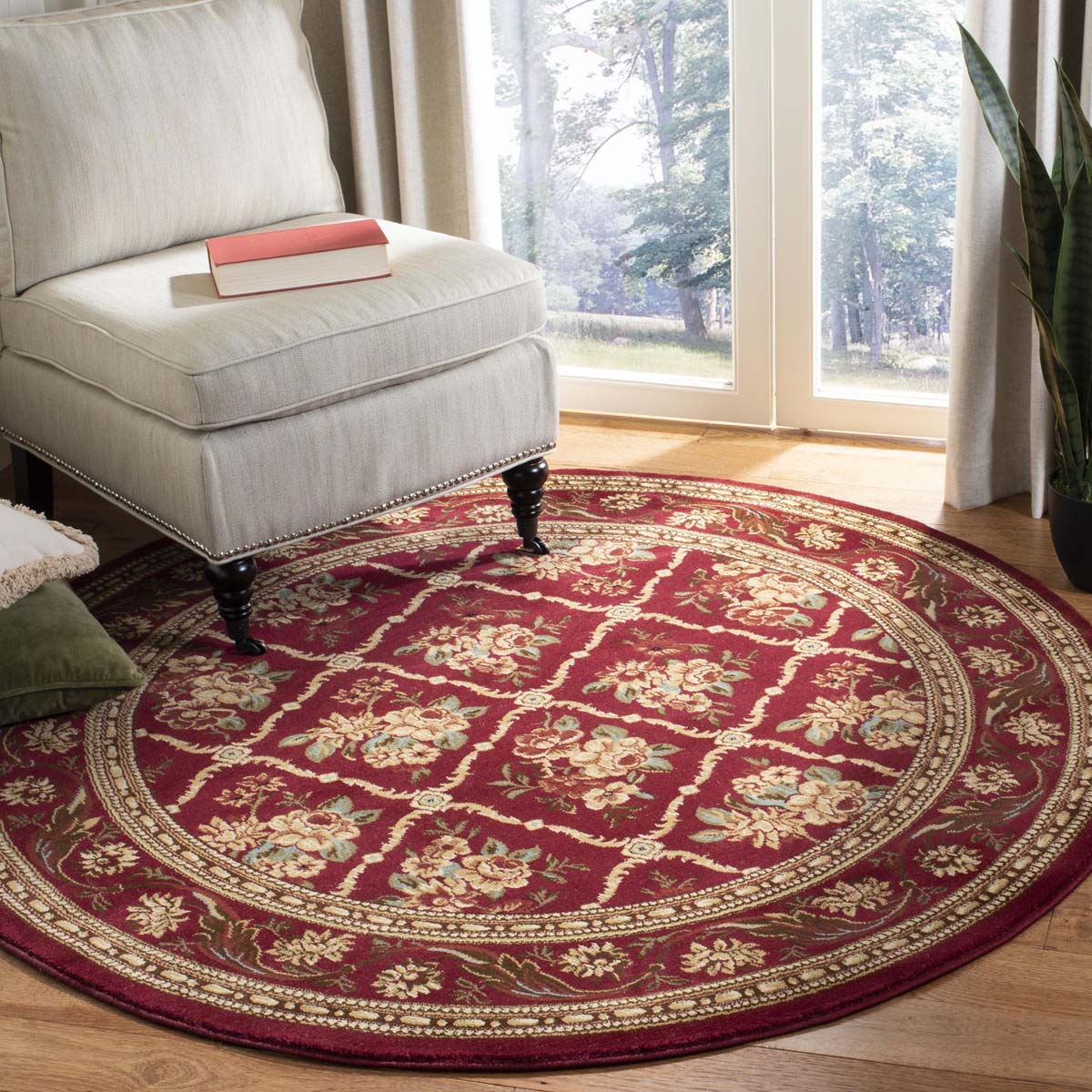 Safavieh Lyndhurst 556 Rug, LNH556 - Red / Red