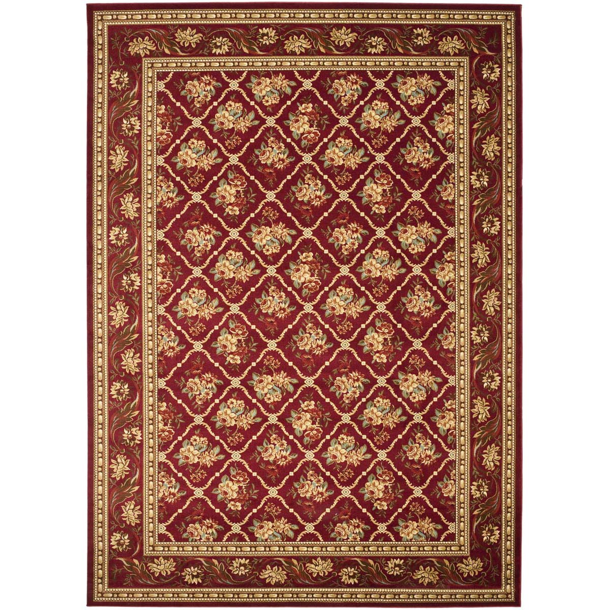 Safavieh Lyndhurst 556 Rug, LNH556 - Red / Red