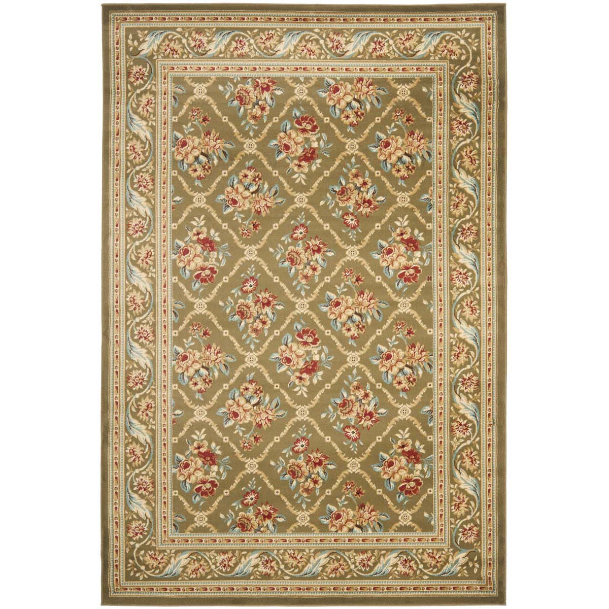 Safavieh Lyndhurst 556 Rug, LNH556 - Green / Green