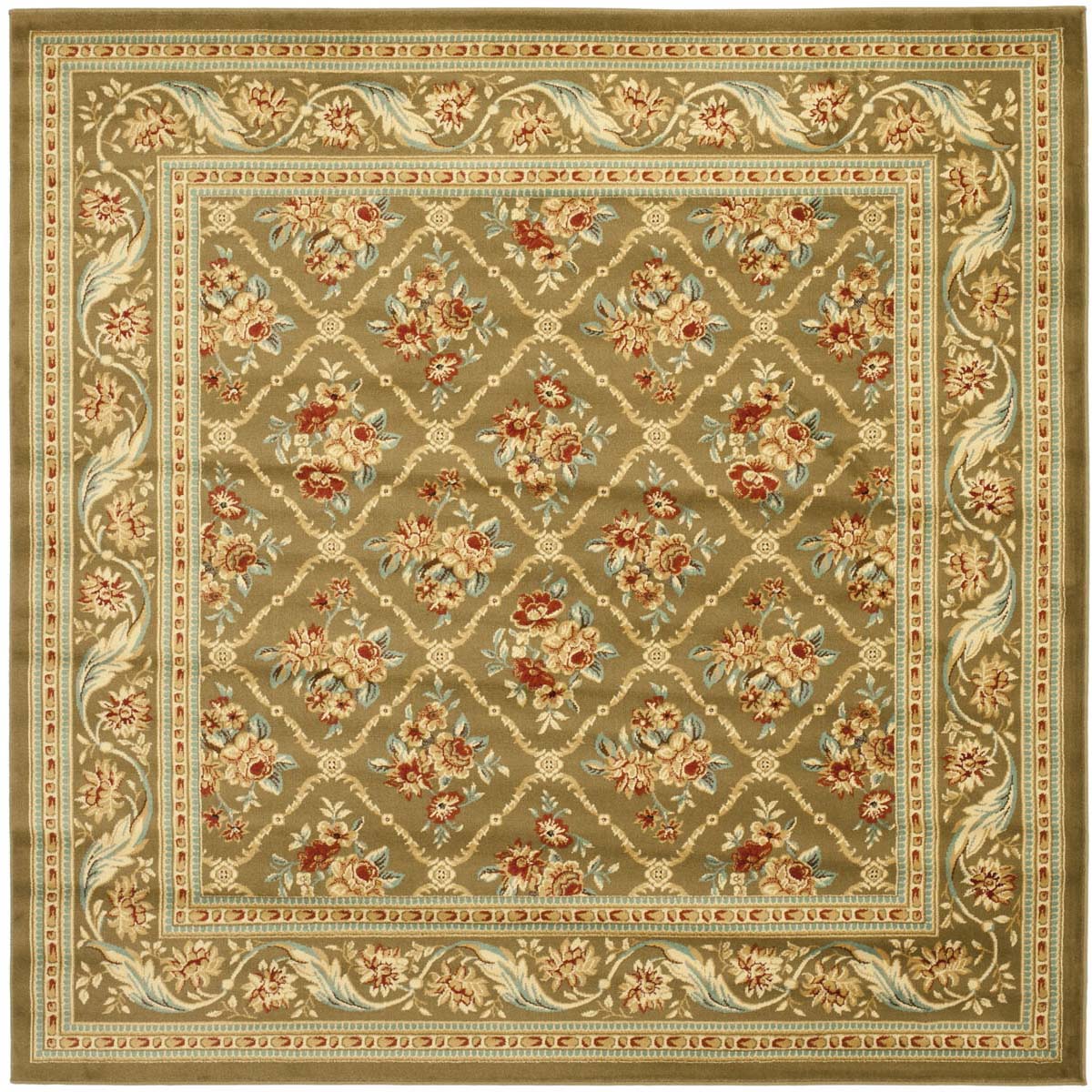 Safavieh Lyndhurst 556 Rug, LNH556 - Green / Green