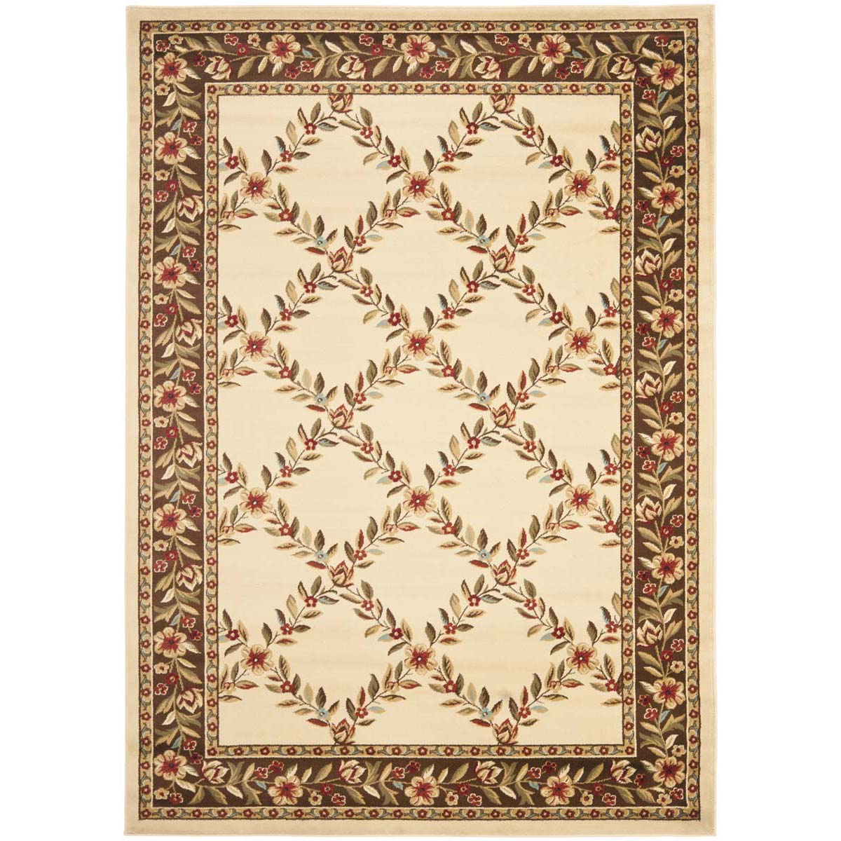 Safavieh Lyndhurst 557 Rug, LNH557 - Ivory / Brown