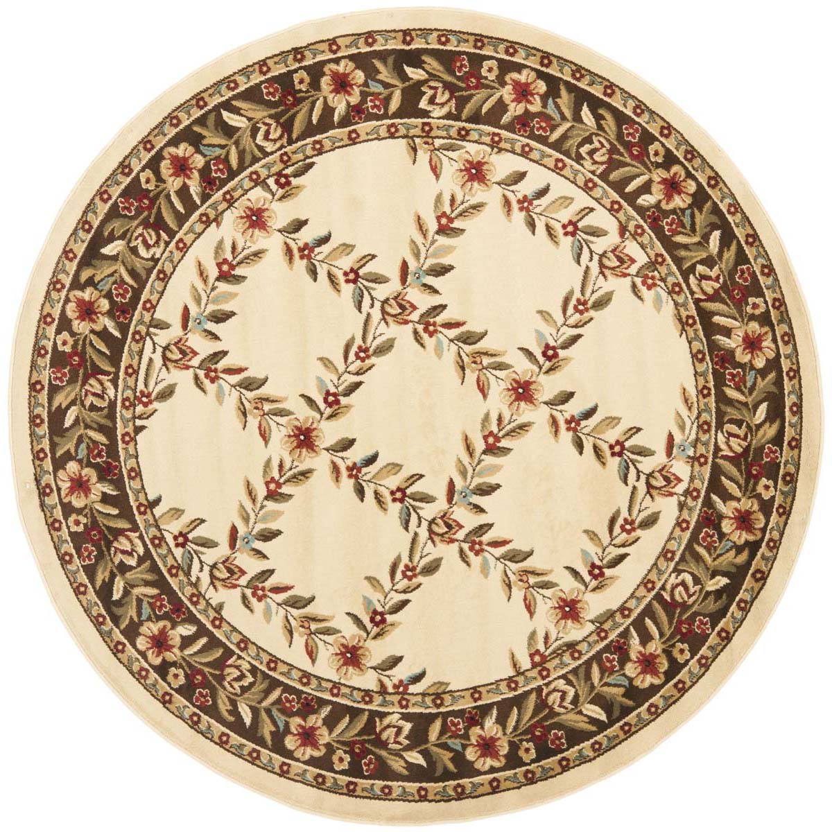 Safavieh Lyndhurst 557 Rug, LNH557 - Ivory / Brown