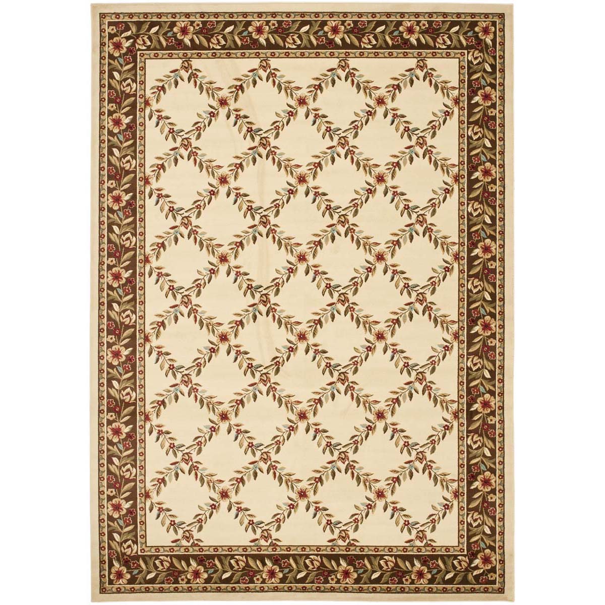 Safavieh Lyndhurst 557 Rug, LNH557 - Ivory / Brown