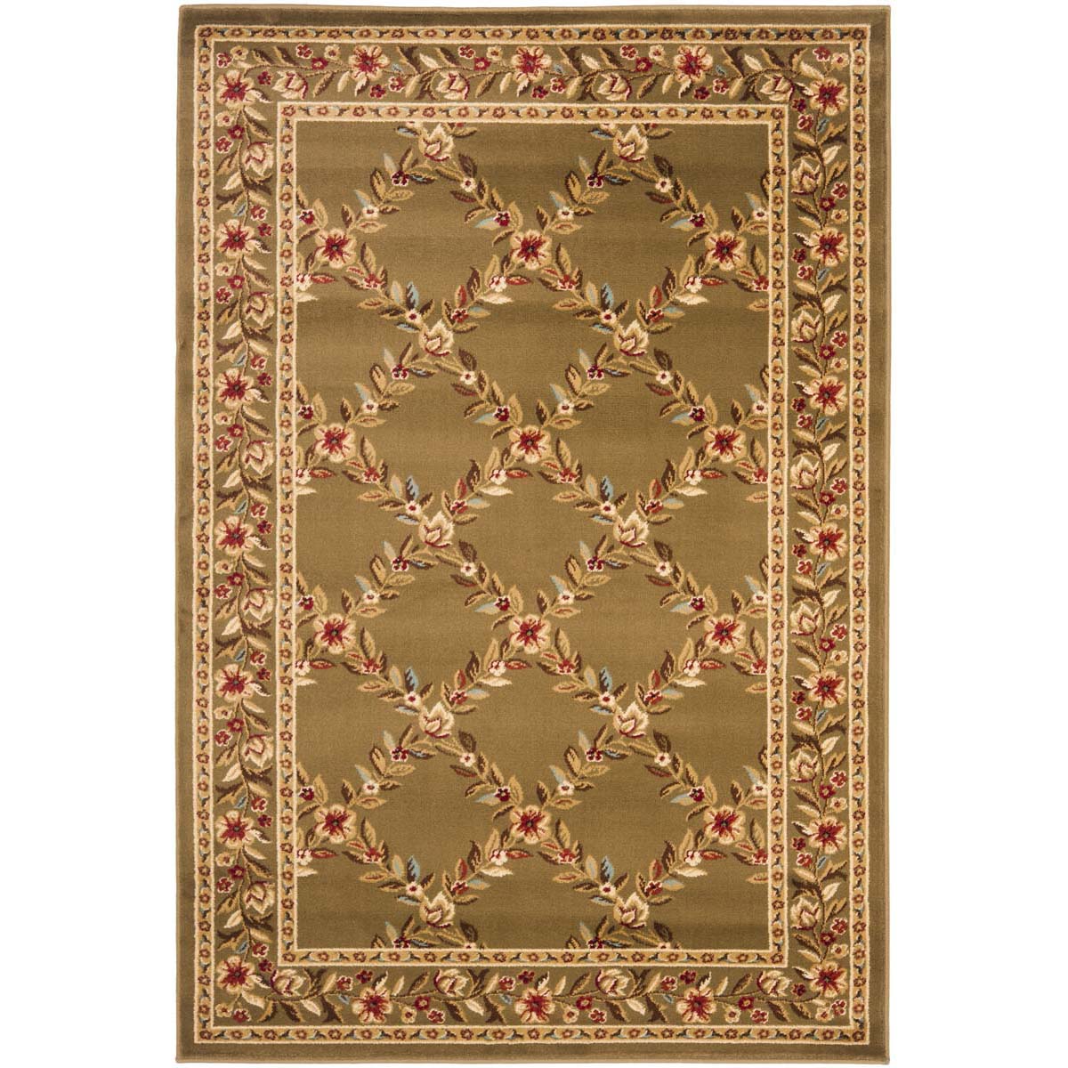 Safavieh Lyndhurst 557 Rug, LNH557 - Brown / Brown