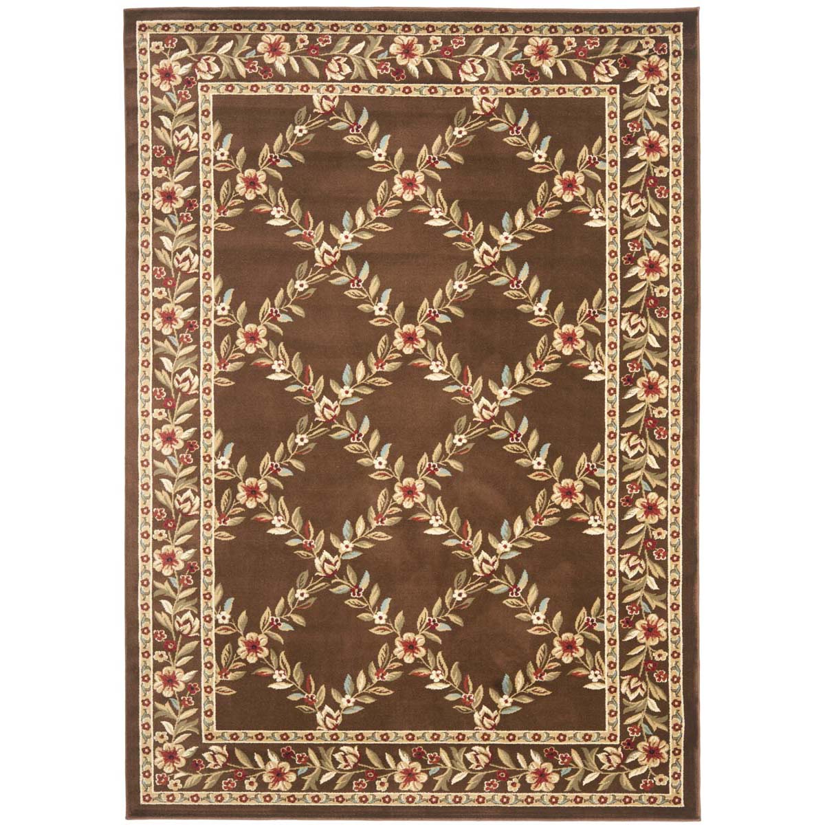 Safavieh Lyndhurst 557 Rug, LNH557 - Brown / Brown