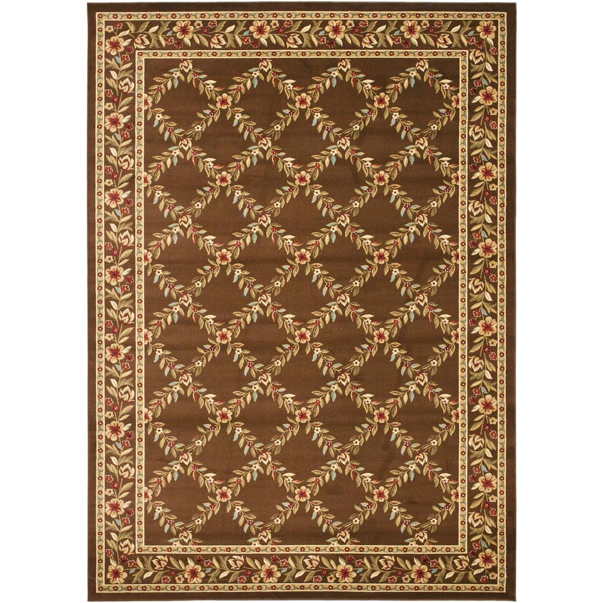 Safavieh Lyndhurst 557 Rug, LNH557 - Brown / Brown