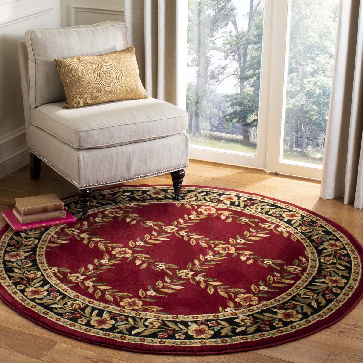 Safavieh Lyndhurst 557 Rug, LNH557 - Red / Black