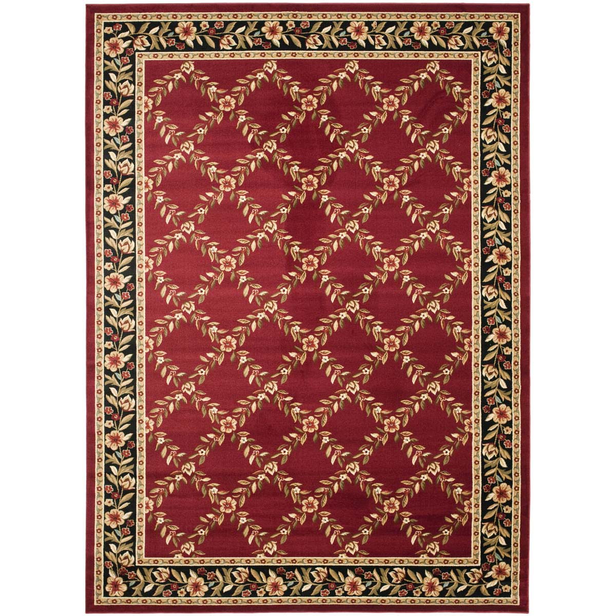 Safavieh Lyndhurst 557 Rug, LNH557 - Red / Black