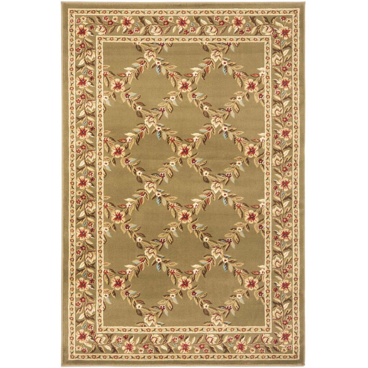 Safavieh Lyndhurst 557 Rug, LNH557 - Green / Green