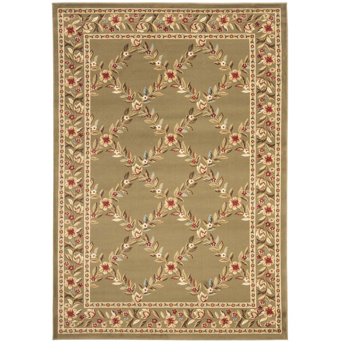 Safavieh Lyndhurst 557 Rug, LNH557 - Green / Green