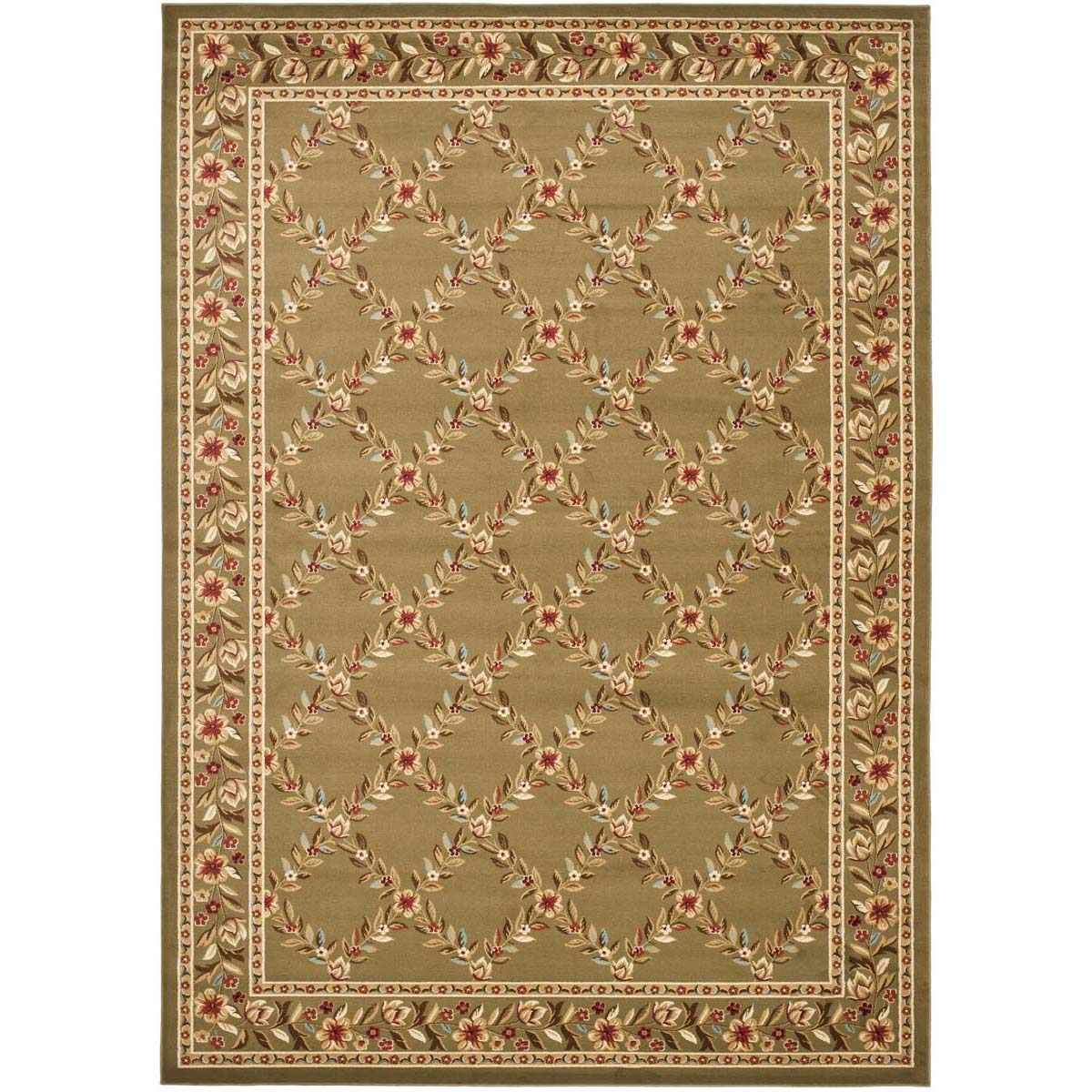 Safavieh Lyndhurst 557 Rug, LNH557 - Green / Green