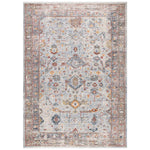 Lauren Ralph Lauren Zahra Rug, LRL1450 - Light Grey / Rust