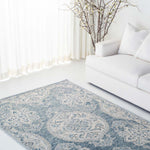 Lauren Ralph Lauren 6637 Rug, LRL6637 - NAVY / IVORY