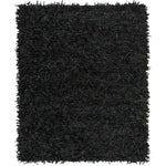 Safavieh Leather Shag 601 Rug, LSG601 - Black