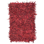 Safavieh Leather Shag 601 Rug, LSG601 - Red