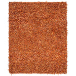 Safavieh Leather Shag 601 Rug, LSG601 - Orange