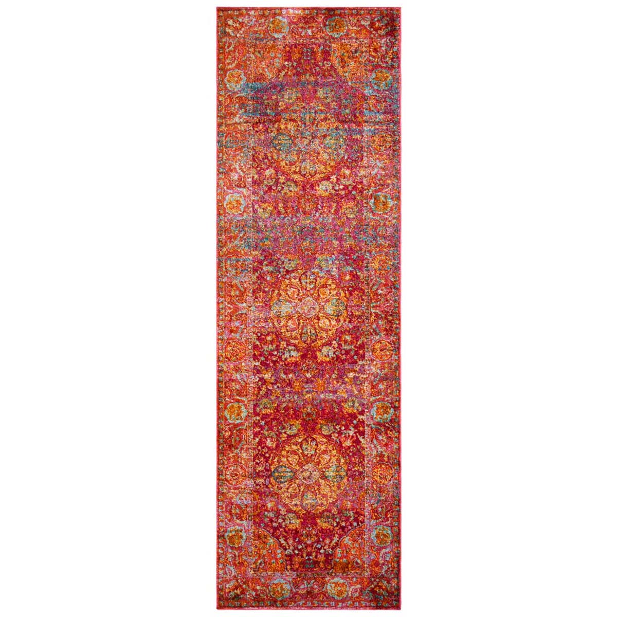 Safavieh Luxor 318 Rug, LUX318 - Fuchsia / Gold