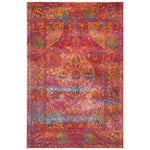 Safavieh Luxor 318 Rug, LUX318 - Fuchsia / Gold