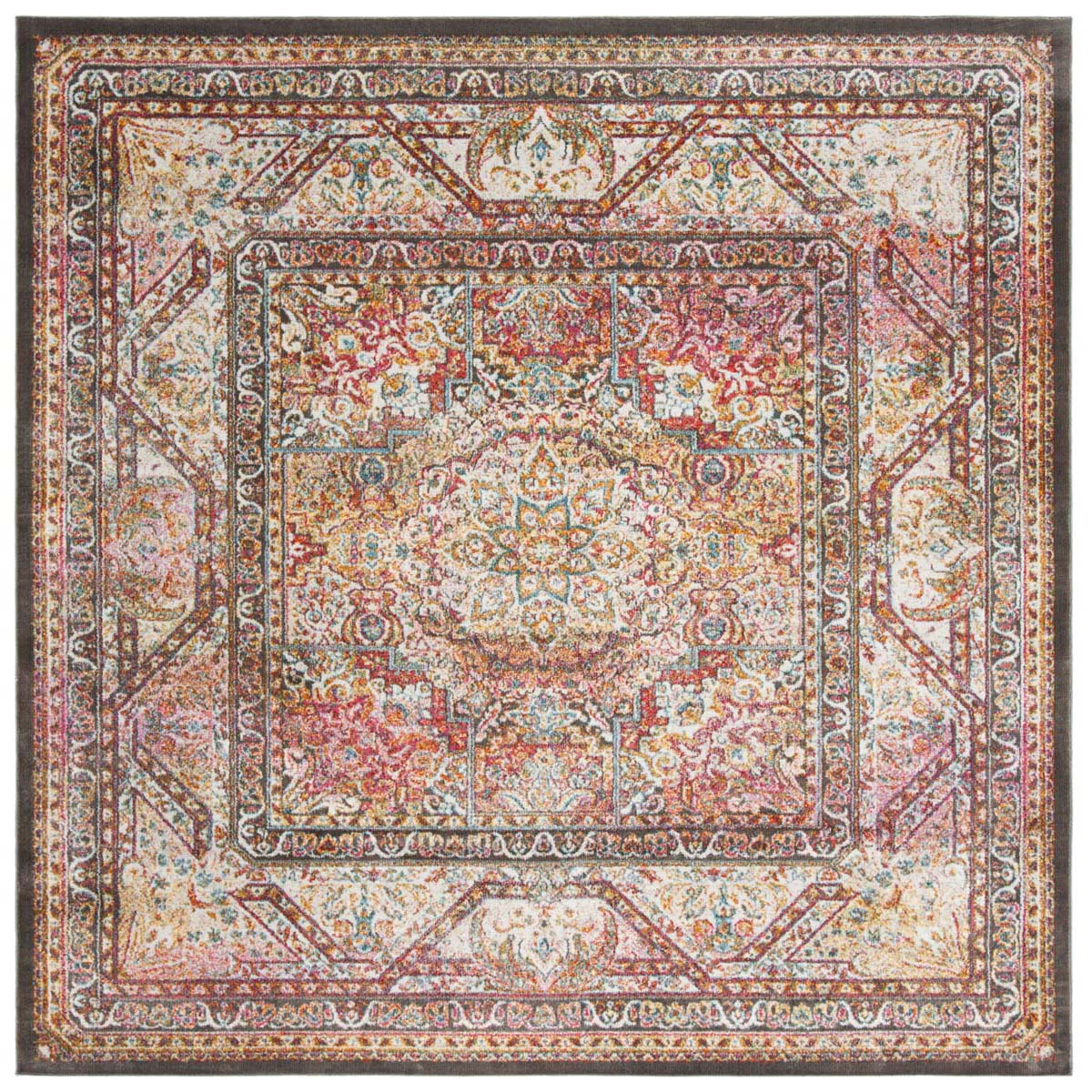 Safavieh Luxor 322 Rug, LUX322 - Ivory / Fuchsia