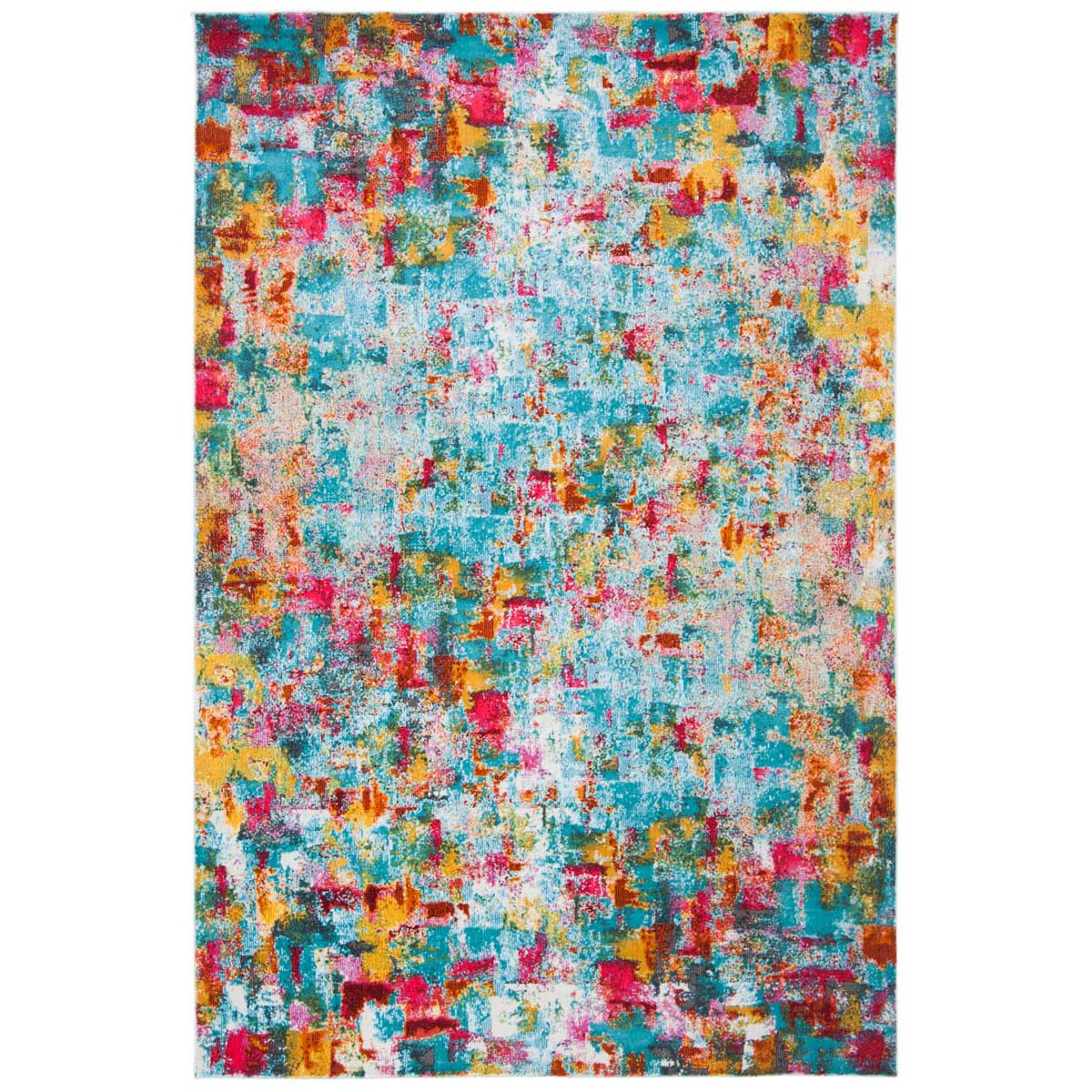 Safavieh Luxor 332 Rug, LUX332 - Aqua / Fuchsia