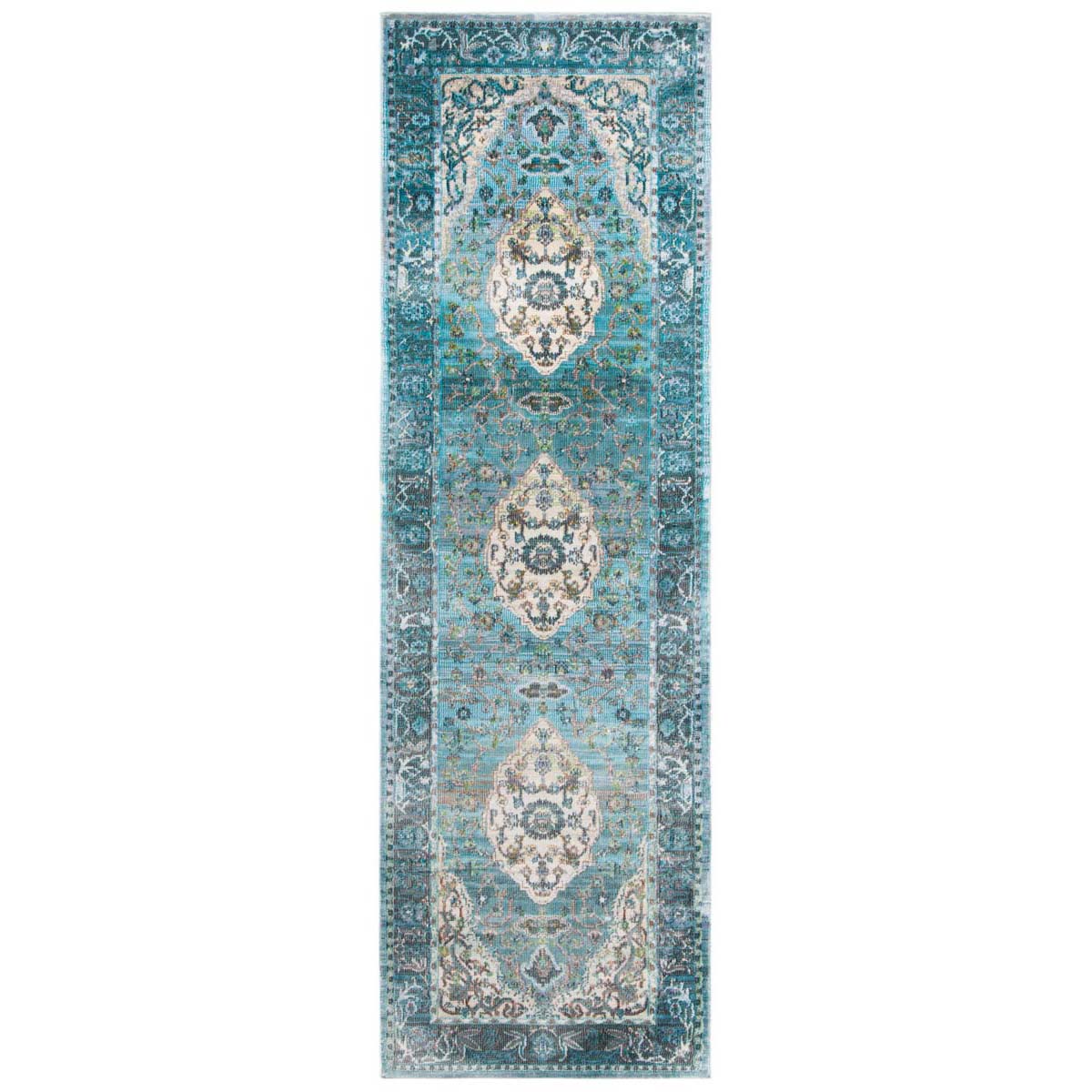 Safavieh Luxor 342 Rug, LUX342 - Turquoise / Beige