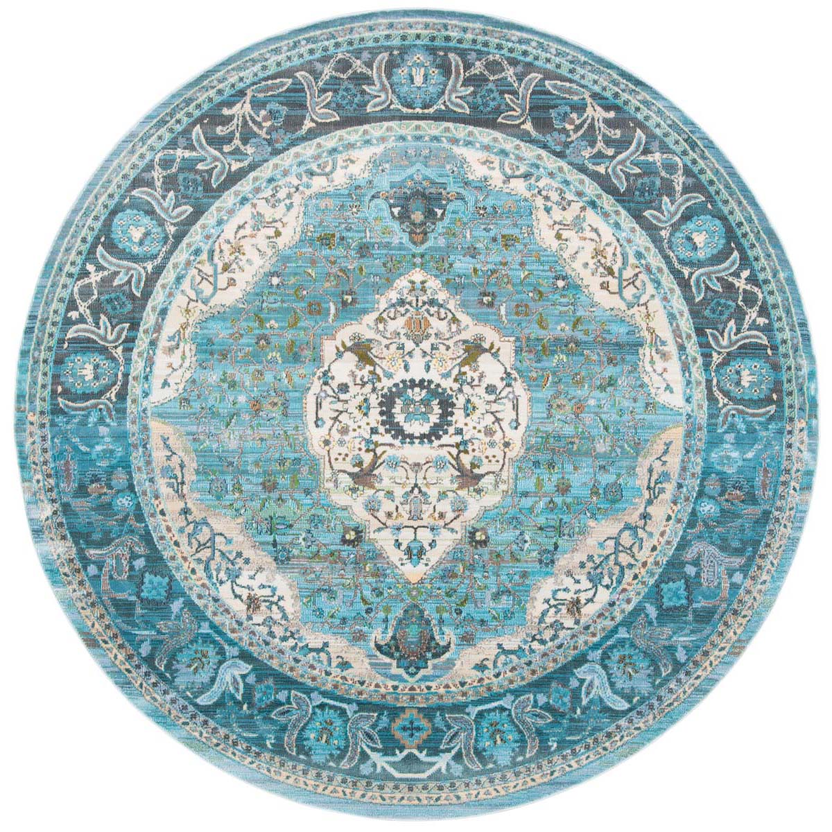 Safavieh Luxor 342 Rug, LUX342 - Turquoise / Beige