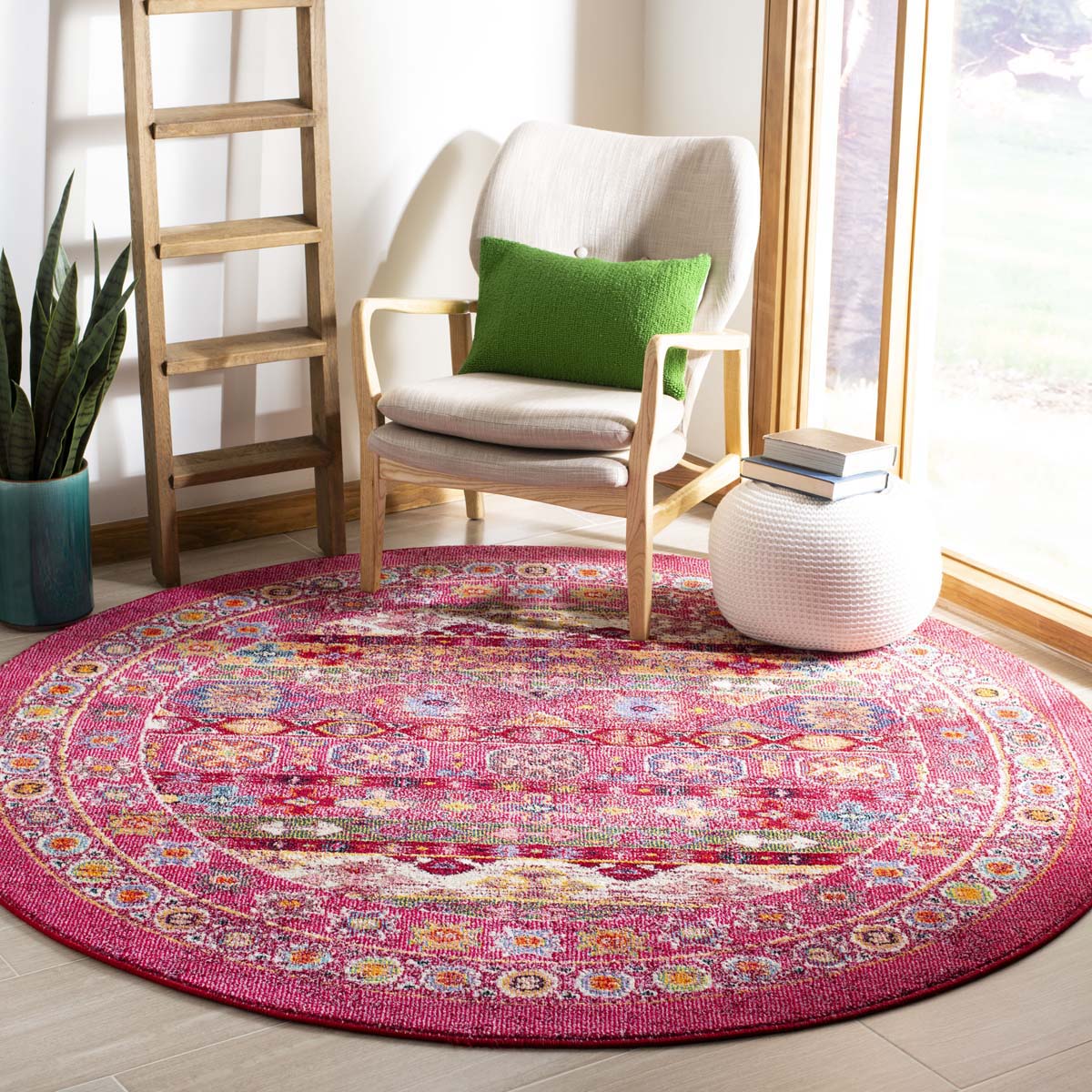 Safavieh Madison 300 307 Rug, MAD307 - Fuchsia / Fuchsia