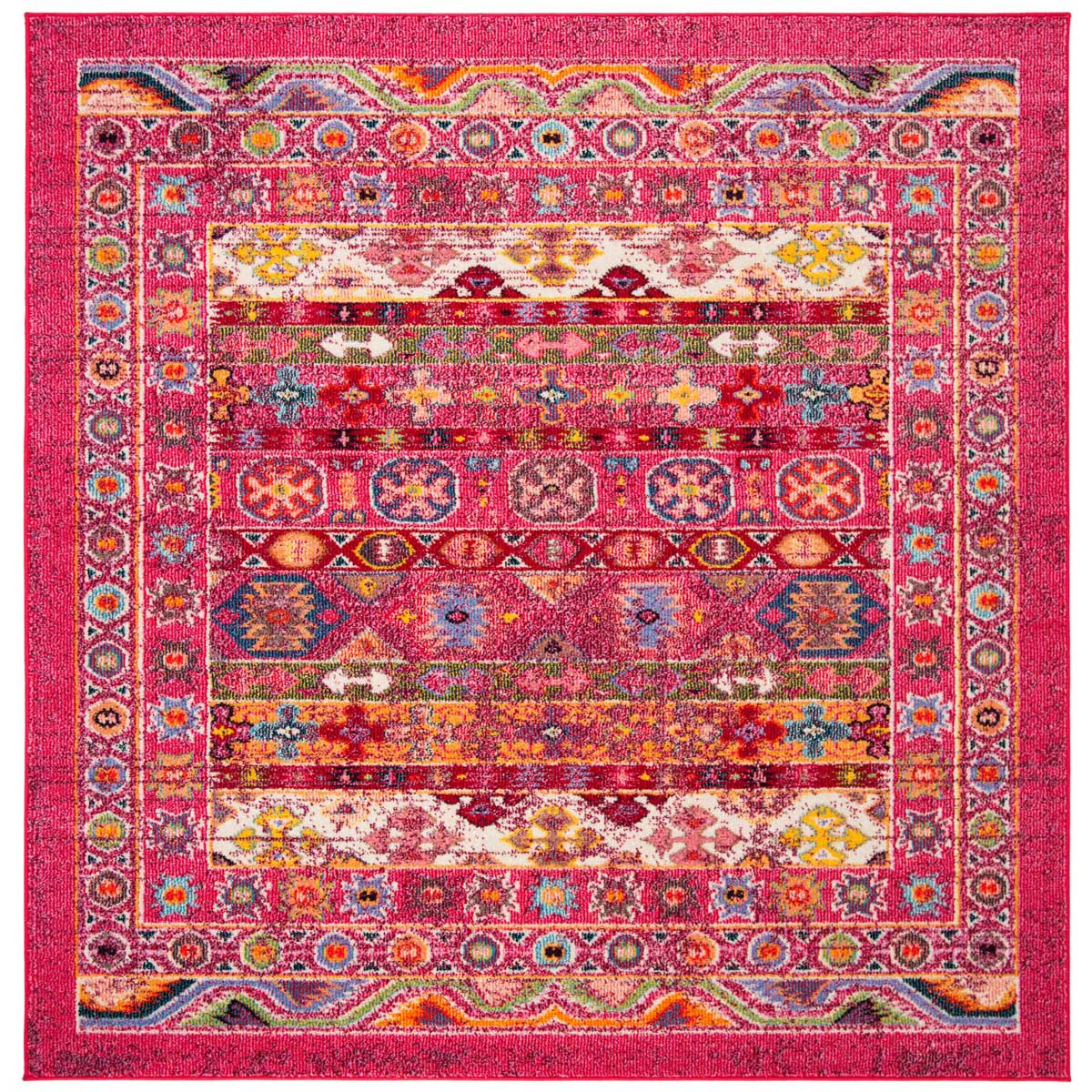 Safavieh Madison 300 307 Rug, MAD307 - Fuchsia / Fuchsia