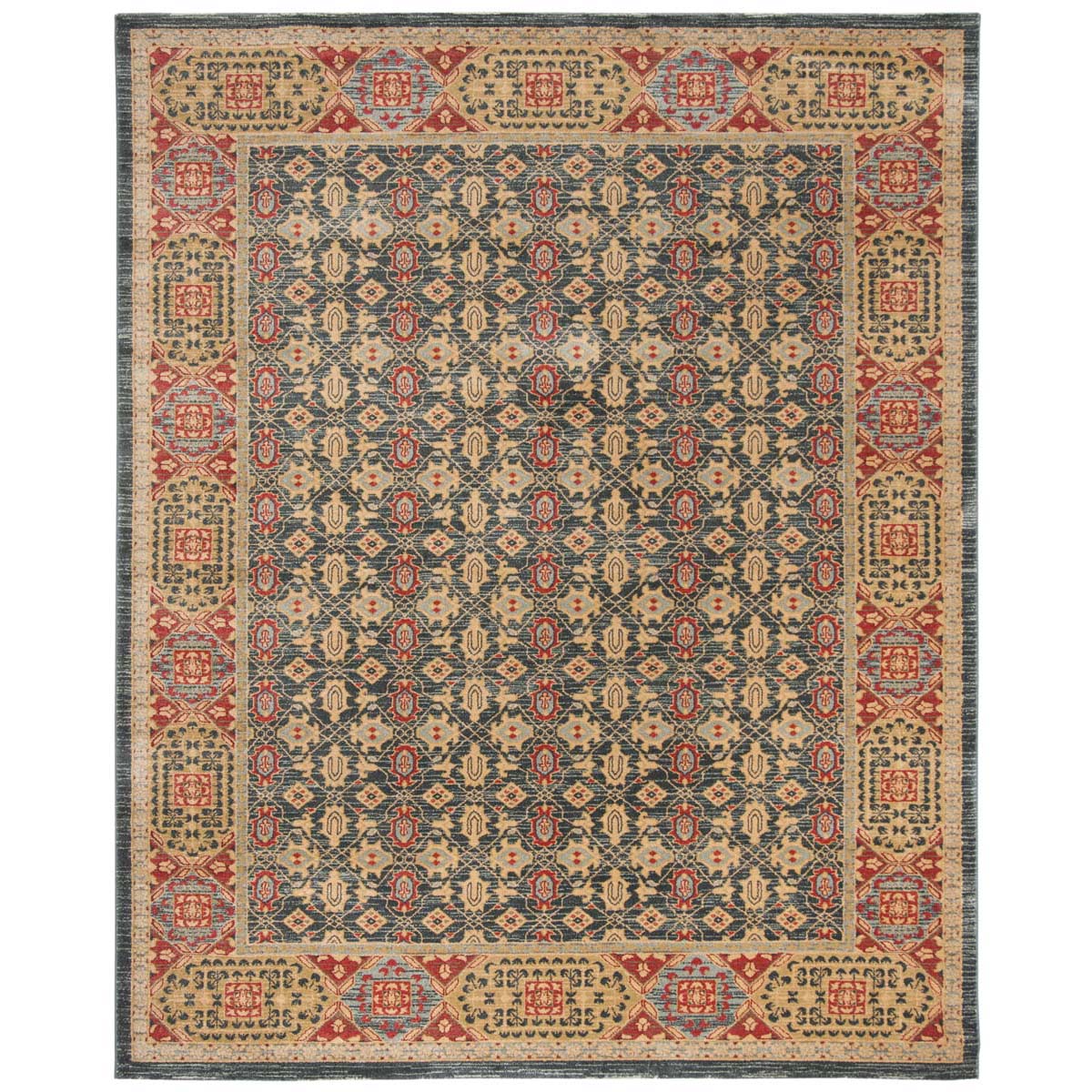 Safavieh Mahal 623 Rug, MAH623 - Light Blue / Red